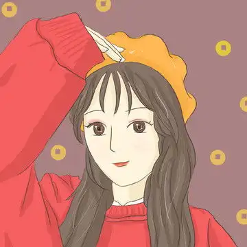 卡通女孩简笔画设计模板下载设计素材素材下的动漫卡通设计模板