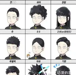 动漫人物的不同发型短发罗宾像男生,我英全员集体换发型