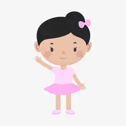 q版可爱芭蕾女孩免扣素材图片素材其他格式下载动漫人物大全