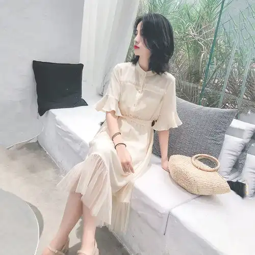 仙气优雅的穿衣搭配,夏季里一道靓丽的风景线