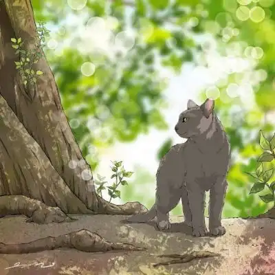 猫咪动漫背景图