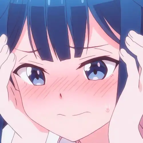 蓝色女生动漫头像