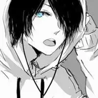 给几张黑白动漫头像