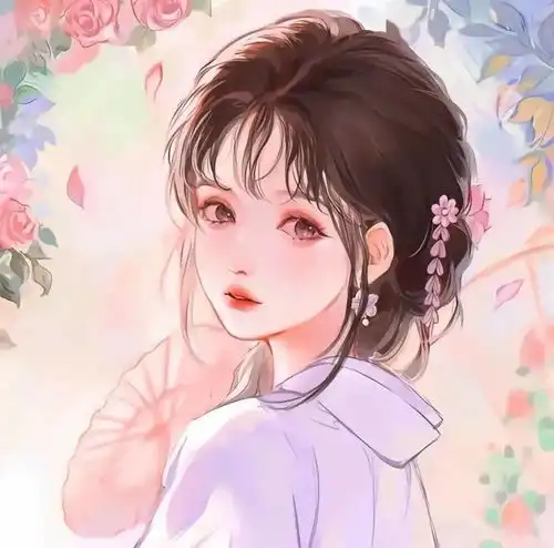 红色系古风女生头像绵绵更在三生后谁隔世读关鸠