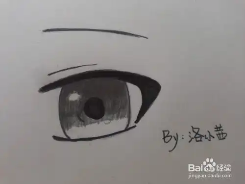 动漫女生的眼睛