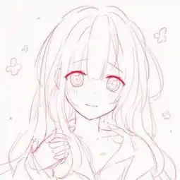 粉色系列女生动漫头像可爱少女心