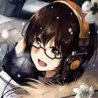 好看很酷的戴耳机的动漫女生头像图片