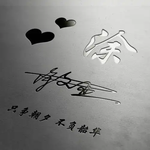 专属精致大气姓氏头像,原创高端大气签名头像,喜欢就带走