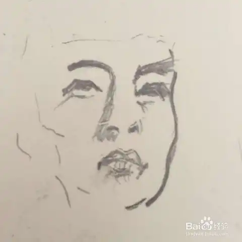 怎样画雷锋头像的简笔画