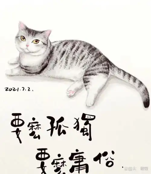 超级治愈猫咪漫画二猫咪的每一天都很有趣,除了睡觉还有干饭