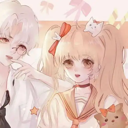 动漫情头我希望和你从校服到婚纱