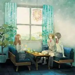 求几张两个人的动漫女生图
