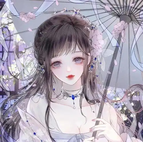 古风动漫粉色系头像恰到好处的孤独是美好