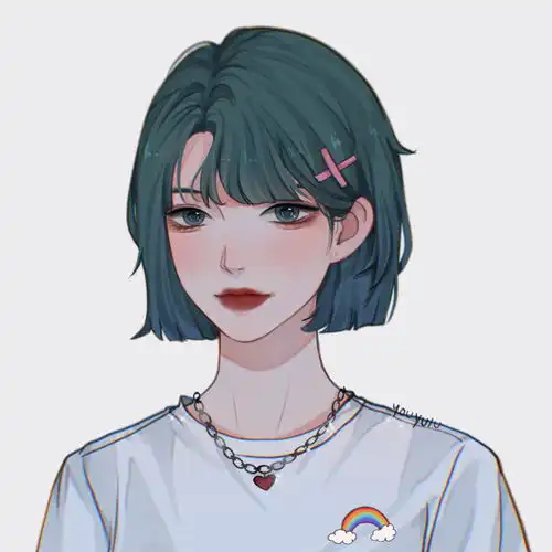 超美手绘头像,男女头像情侣头像