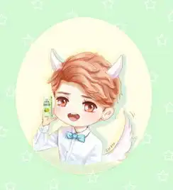 鹿晗漫画萌版图片紫色眼镜