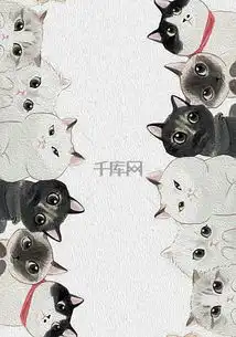 猫咪广告背景图片免费下载广告背景psd千库网图片编号4109552