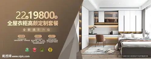 全屋定制衣柜橱柜广告海报图片设计图