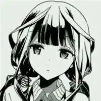 搜黑白色动漫女生头像如