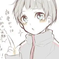 插画动漫二次元头像男
