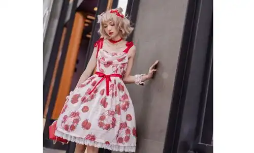 lolita小裙子绘画参考,收图肝画