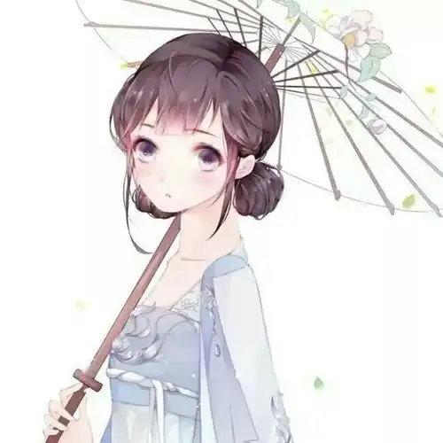 古风系女生头像擦肩的姑娘眉眼弯弯,笑得多恬淡