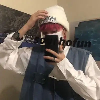 戴帽男头