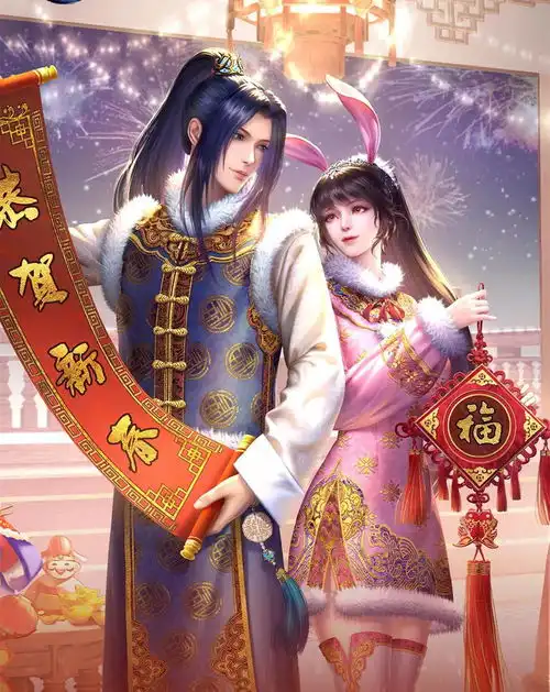 七怪新年换新装,民国风沐竹大秀恩爱,小舞一身红装又甜又仙
