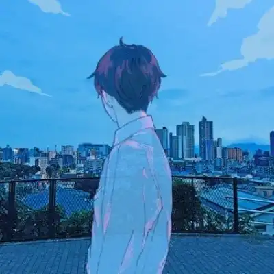 抖音最火的情侣头像动漫的背影图片