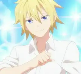 黄头发蓝眼睛的动漫人物,男的