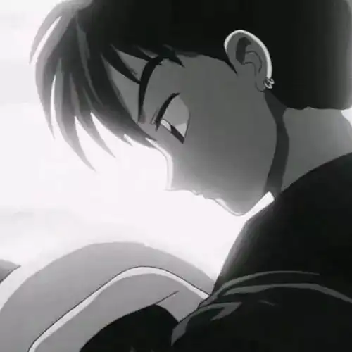 黑白色系动漫情头动漫情头